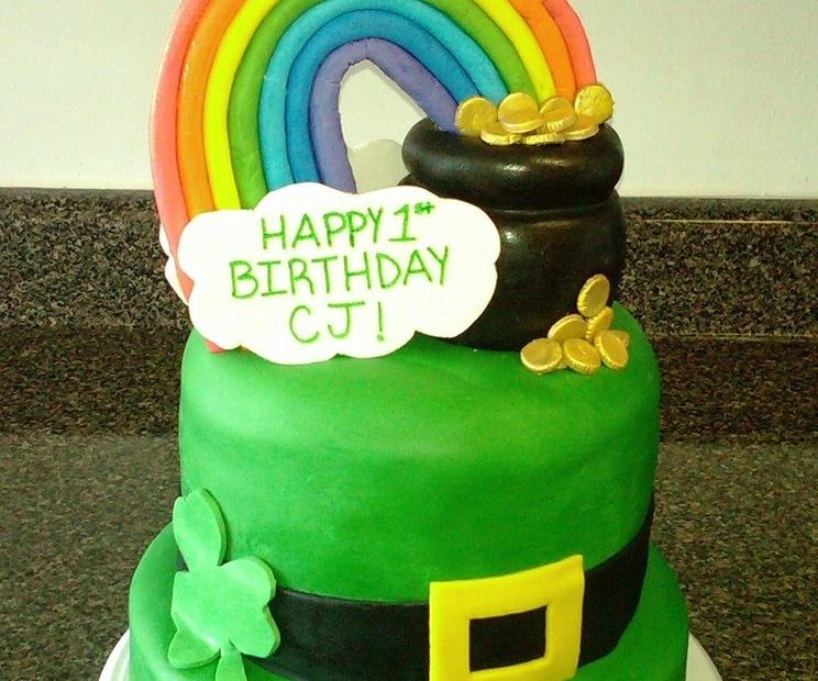 St. Paddy'S Day Birthday Cake — St. Patrick'S Day | St Patricks Day Cakes,  First Birthday Cakes, Cake